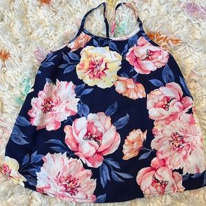Old Navy Toddler Girl 4T Floral Tank Top